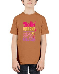 rollin into second grade 783# - second grade - Youth Tee Unisex