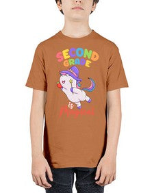 second Grade is Magical Unicorn 821# - second grade - Youth Tee Unisex