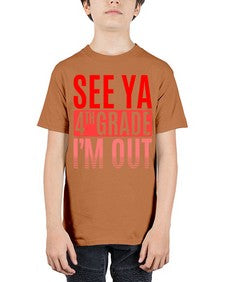 see ya fourth grade im out 842# - fourth grade - Youth Tee Unisex