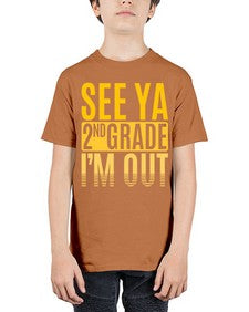 see ya second grade im out 843# - second grade - Youth Tee Unisex