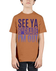 see ya sixth grade im out 844# - sixth grade - Youth Tee Unisex