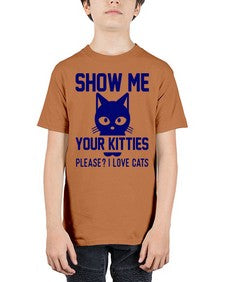 show me your kitties please i love cats - cats - Youth Tee Unisex