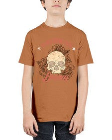 skullrose 1070# - skull and bones - Youth Tee Unisex