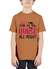 sleep all day nurse all night Style 1396# - nurse - Youth Tee Unisex