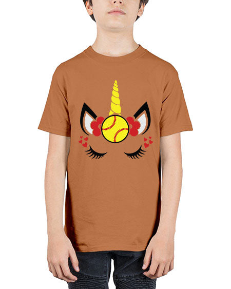softball unicorn 397# - softball - Youth Tee Unisex