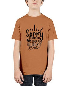 sorry i have to walk my unicorn 411# - unicorn - Youth Tee Unisex