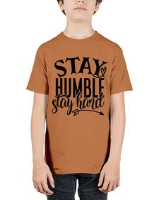 stay humble stay hard Style 71# - motivation - Youth Tee Unisex