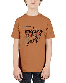teaching is my jam Style 404# - teacher - Youth Tee Unisex