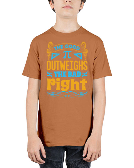 the good Pi outweighhs the bad right 47# - pi - Youth Tee Unisex