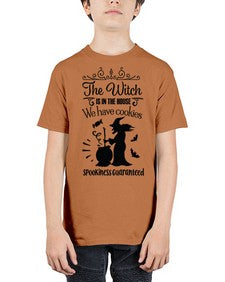 the witch is in the house sign 20# - witch - Youth Tee Unisex