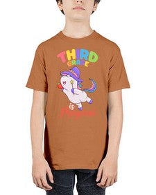 third Grade is Magical Unicorn 962# - third grade - Youth Tee Unisex