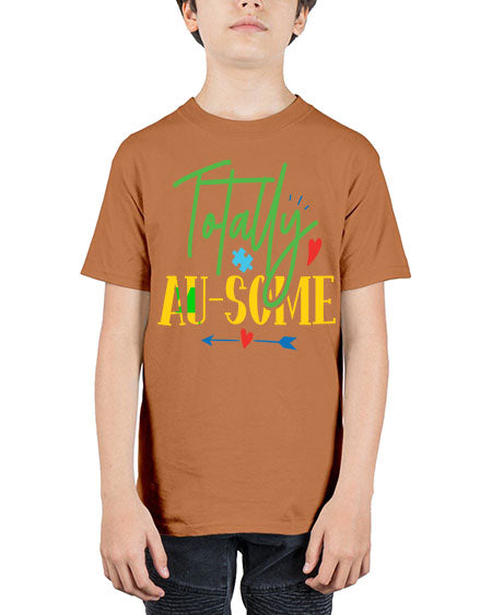 totally ausome Style 1# - autism - Youth Tee Unisex
