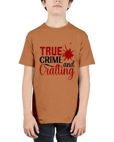 true crime and cralting 1188# - true crime - Youth Tee Unisex
