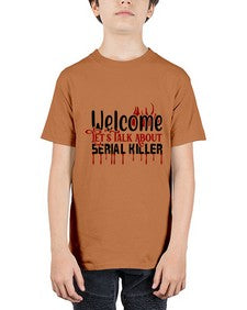 welcome lets talk about serial killer 1243# - true crime - Youth Tee Unisex