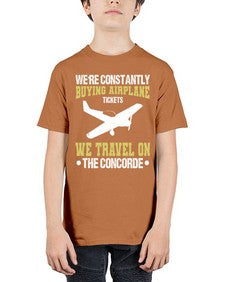 were constantly buying airplane  49# - airplane - Youth Tee Unisex