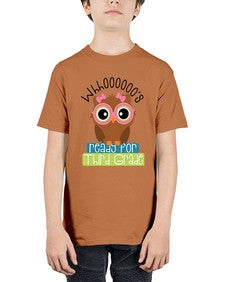whooos ready for third grade girl 1010# - third grade - Youth Tee Unisex