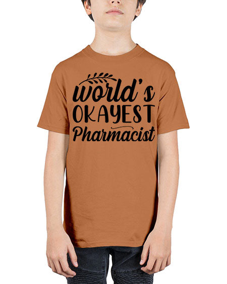 worlds okayest pharmacist 1663# - pharmacist - Youth Tee Unisex