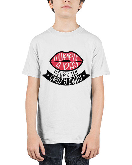 A Lippie A Day Keeps The Crazy Away Style 149# - beauty - fashion - Youth Tee Unisex