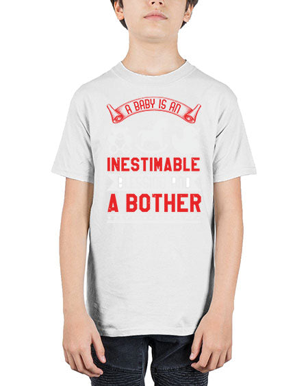 A baby is blessing and a bother Style 4# - baby shower - Youth Tee Unisex