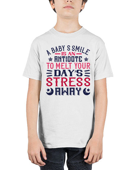 A baby’s smile is an antidote to melt your day’s stress away Style 265# - baby - Youth Tee Unisex