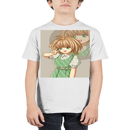 A beautiful and cute girl with dress 103# - anime - Youth Tee Unisex