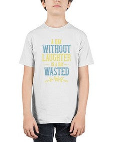A day without laughter is a day wasted 1# - funny - Youth Tee Unisex