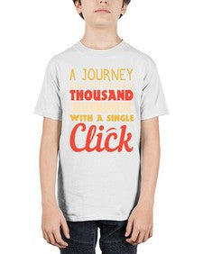 A journey of a thousand sites begins with a single click 79# - internet - Youth Tee Unisex