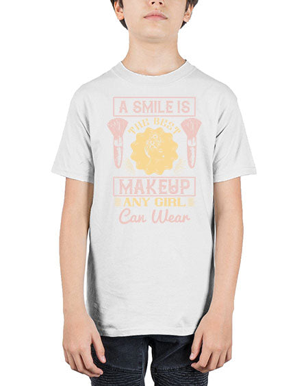 A smile is the best makeup any girl can wear Style 205# - beauty - fashion - Youth Tee Unisex