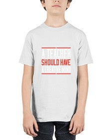 A teacher should have a creative mind Style 564# - teacher - Youth Tee Unisex