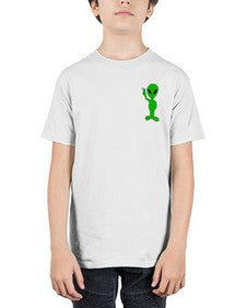 Alien in Pocket Side 3# - ufo - Youth Tee Unisex