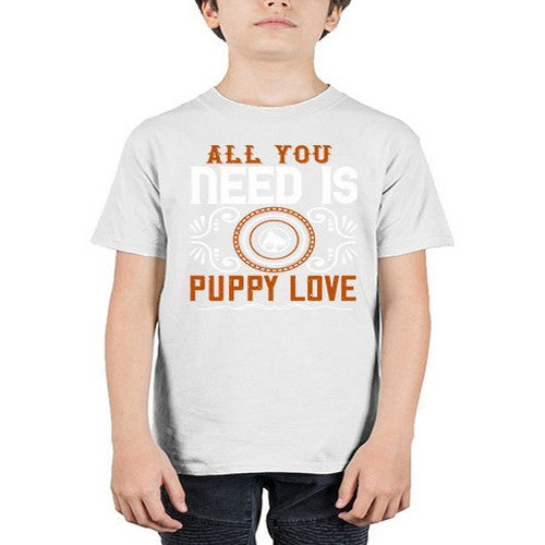 All you need is puppy love Style 155# - dogs - Youth Tee Unisex