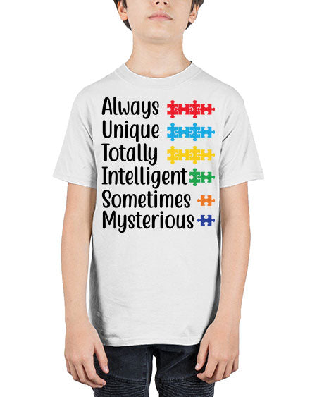 Always Unique Style 42# - autism - Youth Tee Unisex