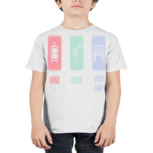 Anime Ramen Video Game Otaku Workout 219# - anime - Youth Tee Unisex