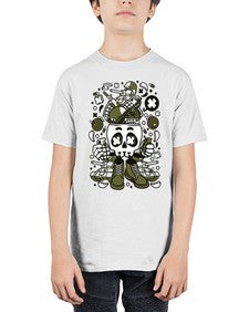 Army Skull Head 240# - skull and bones - Youth Tee Unisex