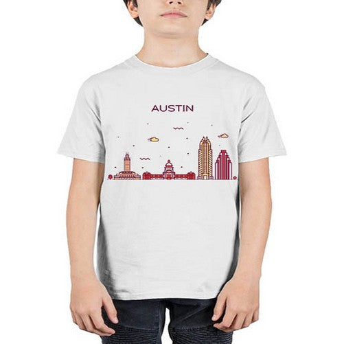 AustinTX 382# - cities - Youth Tee Unisex