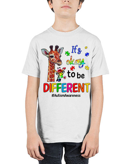 Autism Giraffe - autism - Youth Tee Unisex