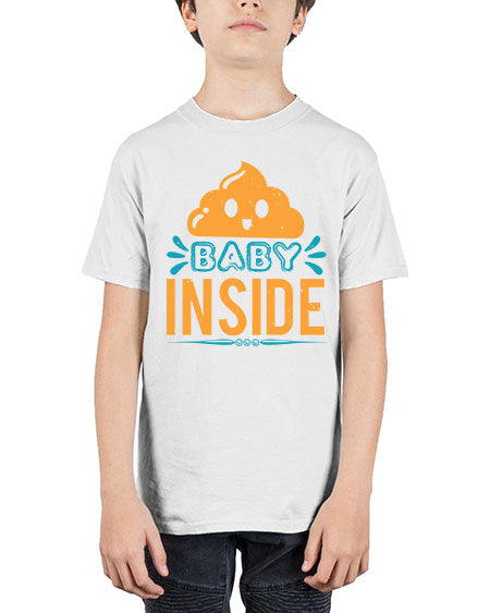 Baby Inside Style 26# - baby shower - Youth Tee Unisex