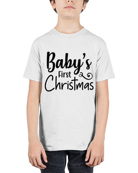 Babys First Christmas 277# - baby - Youth Tee Unisex