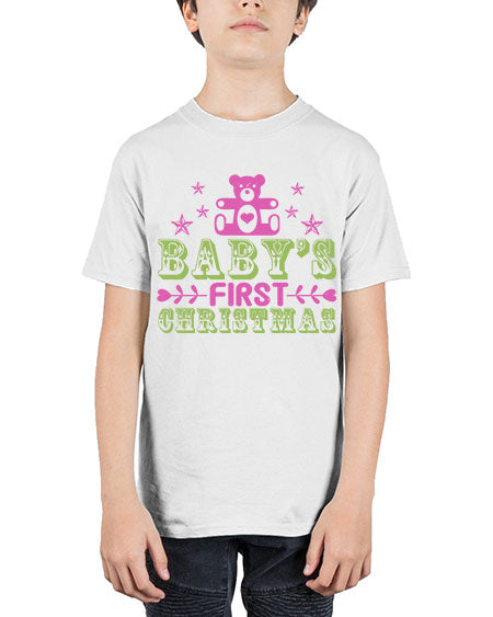 Babys first Christma Style 35# - baby - Youth Tee Unisex