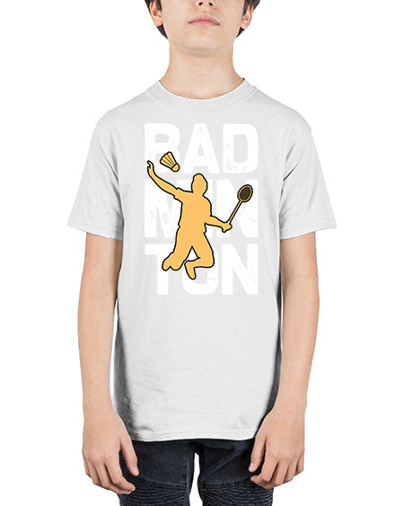Bad 1452# - badminton - Youth Tee Unisex