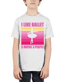 Ballerina i like ballet and ballet 63# - ballet - Youth Tee Unisex