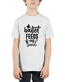 Ballet feeds my soul 71# - ballet - Youth Tee Unisex