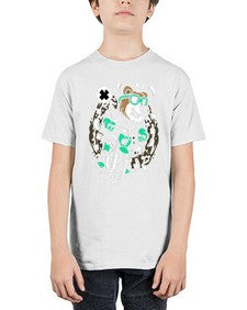 Bear motocross rider 15# - cartoon animals - Youth Tee Unisex