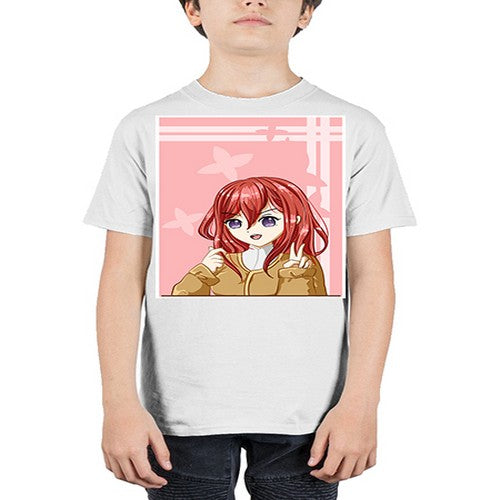 Beautiful and pretty little girl red long hair with 106# - anime - Youth Tee Unisex