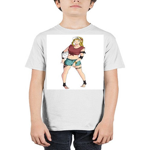 Beautiful girl volley in summer beach 38# - anime - Youth Tee Unisex