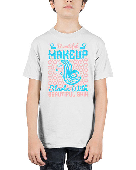 Beautiful makeup starts with beautiful skin Style 172# - beauty - fashion - Youth Tee Unisex