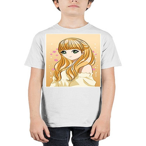 Beautiful princess blonde hair 147# - anime - Youth Tee Unisex