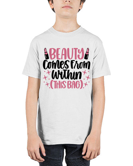 Beauty Comes From Within This Bag Style 138# - beauty - fashion - Youth Tee Unisex