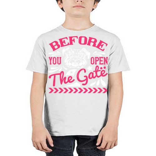Before You Open The Gate Style 17# - dogs - Youth Tee Unisex