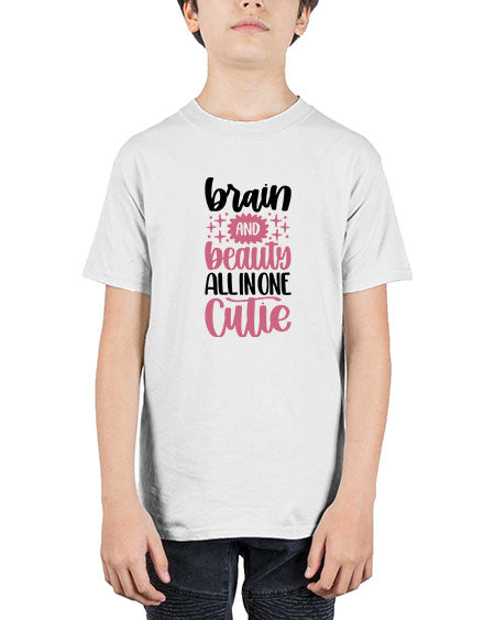 Brain And Beauty All In One Style 126# - beauty - fashion - Youth Tee Unisex